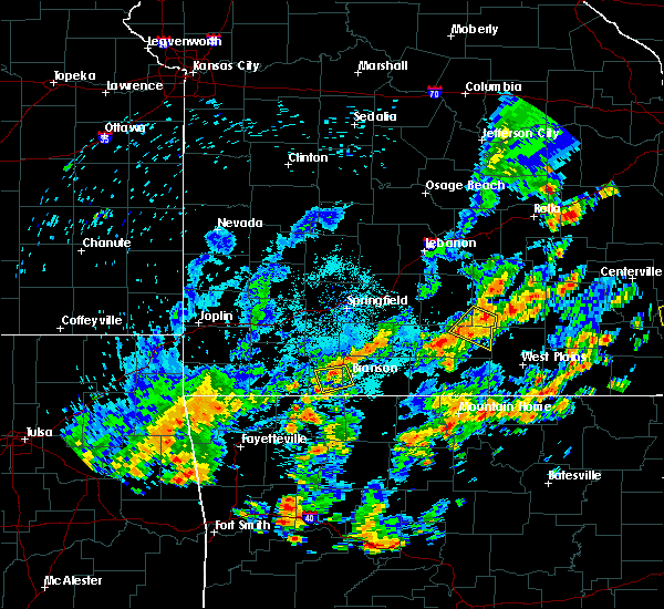 Interactive Hail Maps Hail Map for Branson, MO