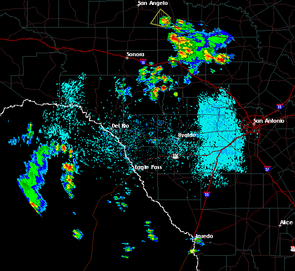 Interactive Hail Maps Hail Map for Rocksprings, TX