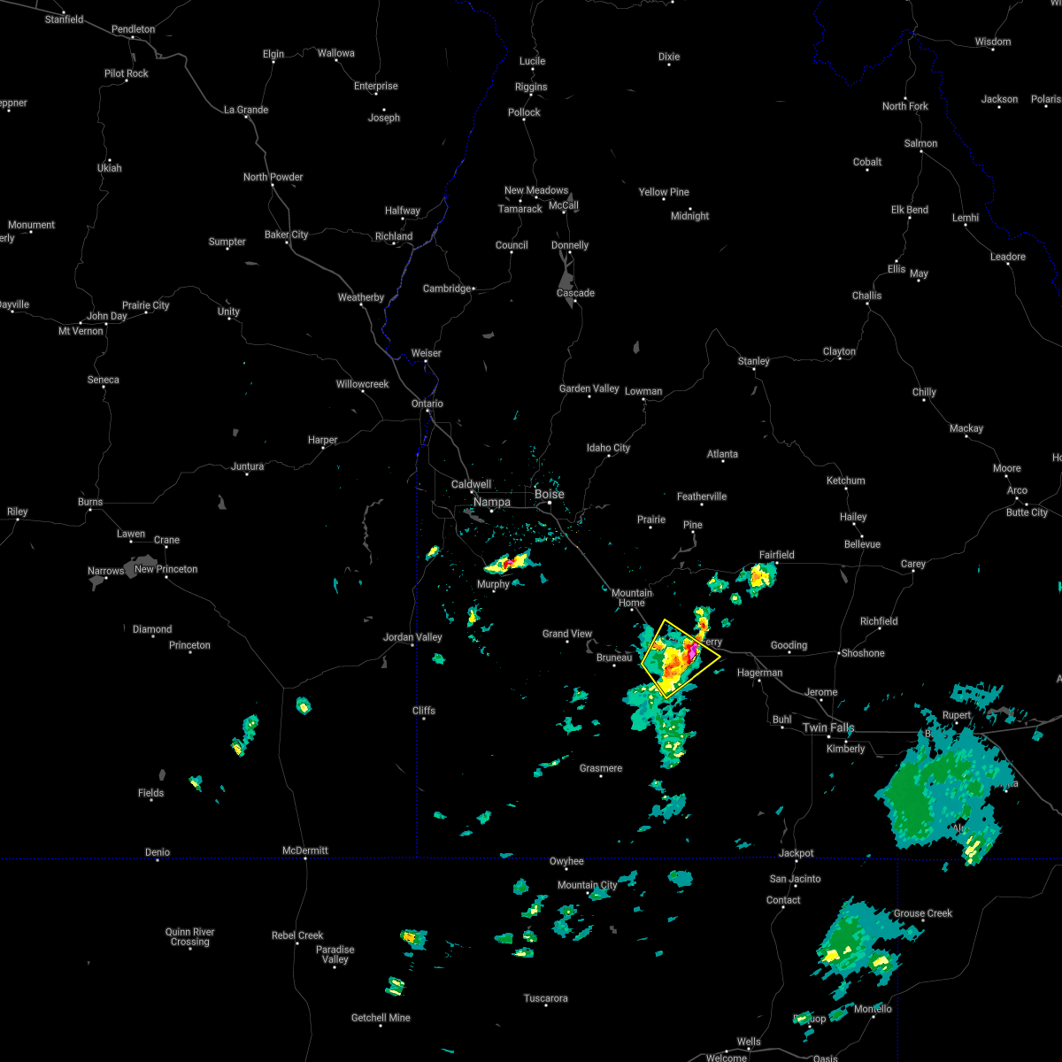 Interactive Hail Maps Hail Map for Glenns Ferry, ID