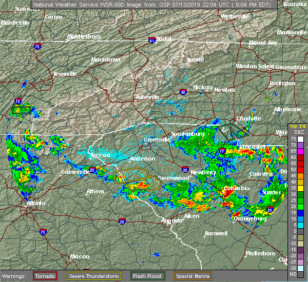 Interactive Hail Maps Hail Map for Greenwood, SC