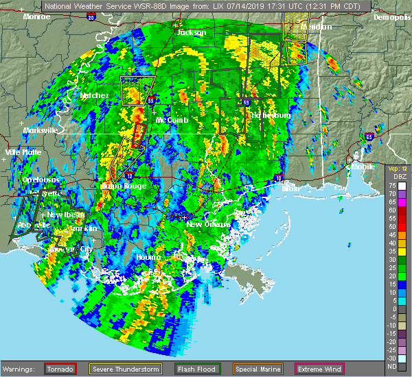 Interactive Hail Maps Hail Map for Greensburg, LA