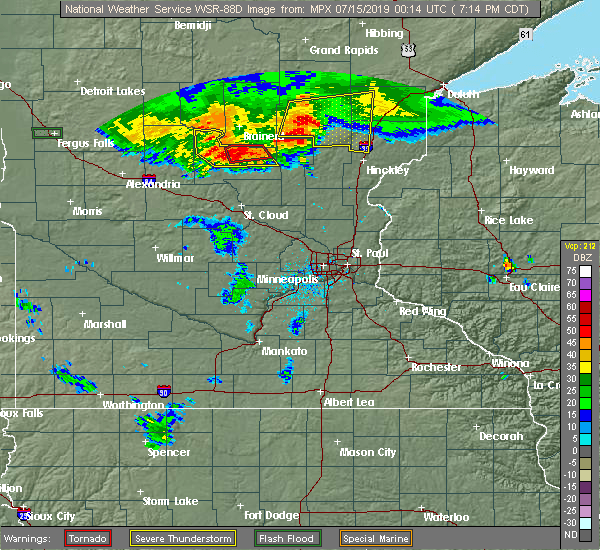 Interactive Hail Maps Hail Map for Harding, MN