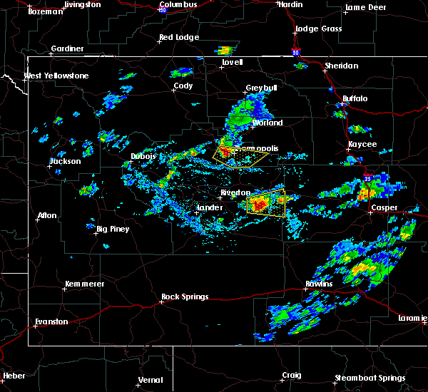 Interactive Hail Maps Hail Map for Thermopolis, WY