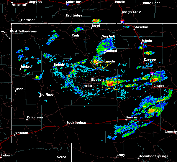 Interactive Hail Maps Hail Map for Thermopolis, WY