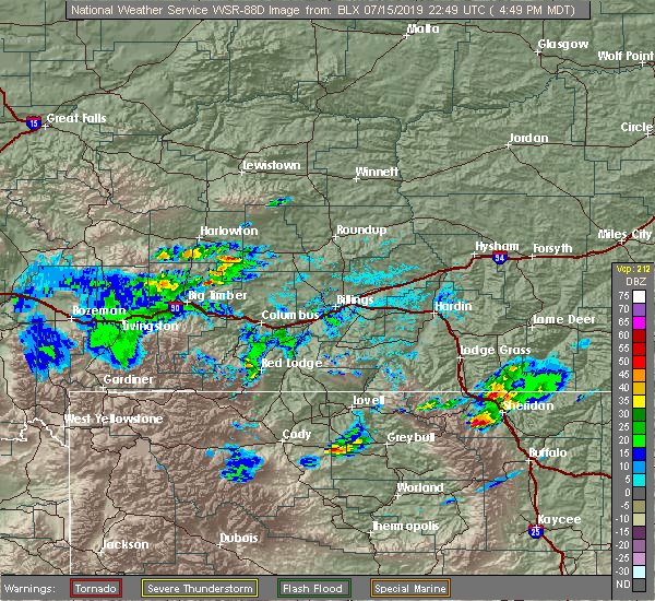 Interactive Hail Maps Hail Map for Sheridan, WY