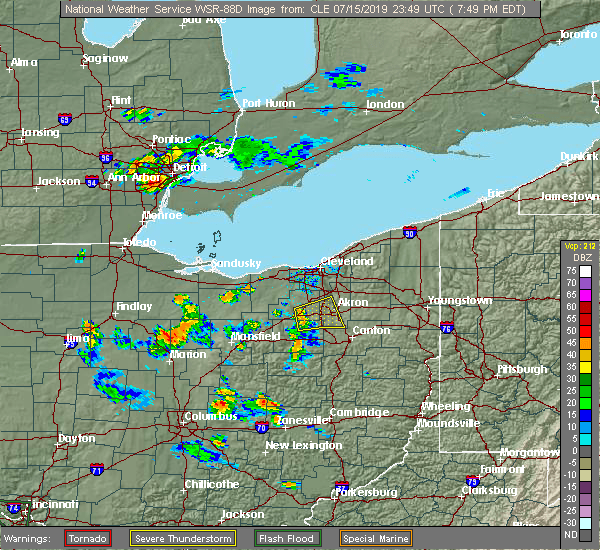 Interactive Hail Maps Hail Map for Akron, OH
