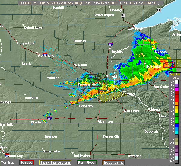 Interactive Hail Maps Hail Map for Wanamingo, MN