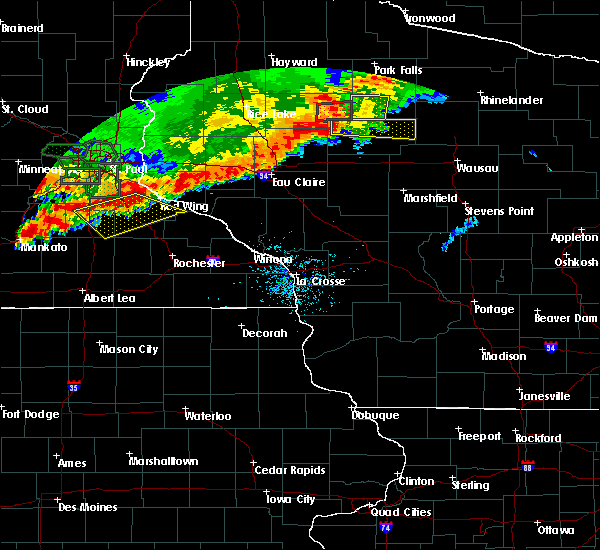 Interactive Hail Maps Hail Map for Glen Flora, WI