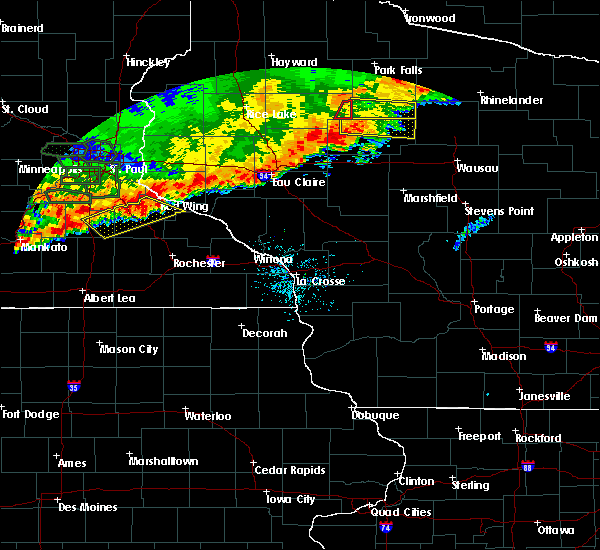 Interactive Hail Maps Hail Map for Hawkins, WI