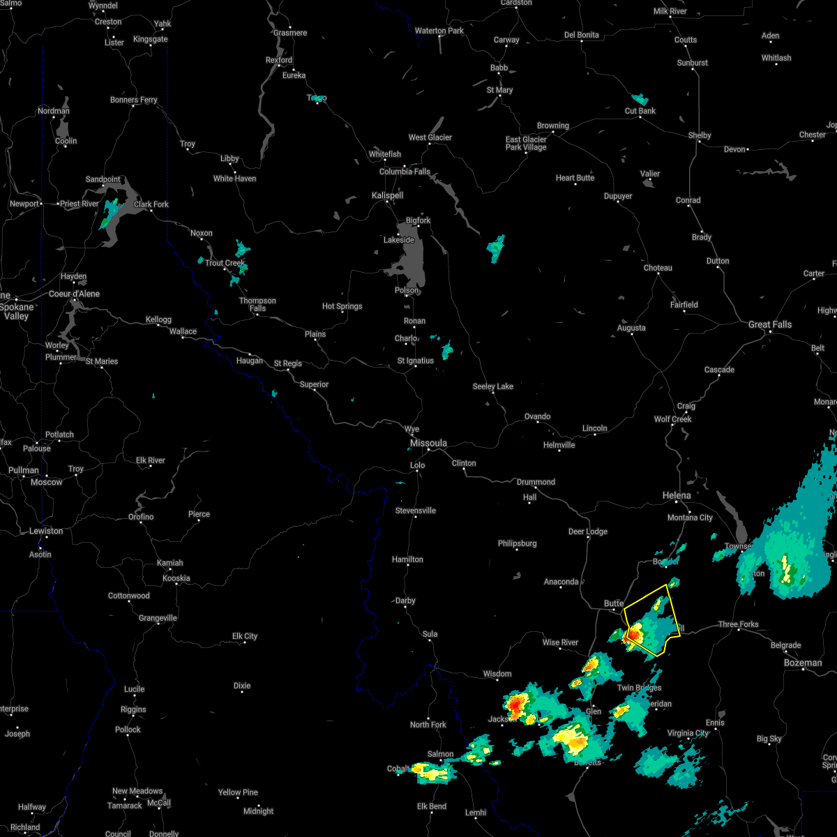 Interactive Hail Maps Hail Map for Whitehall, MT