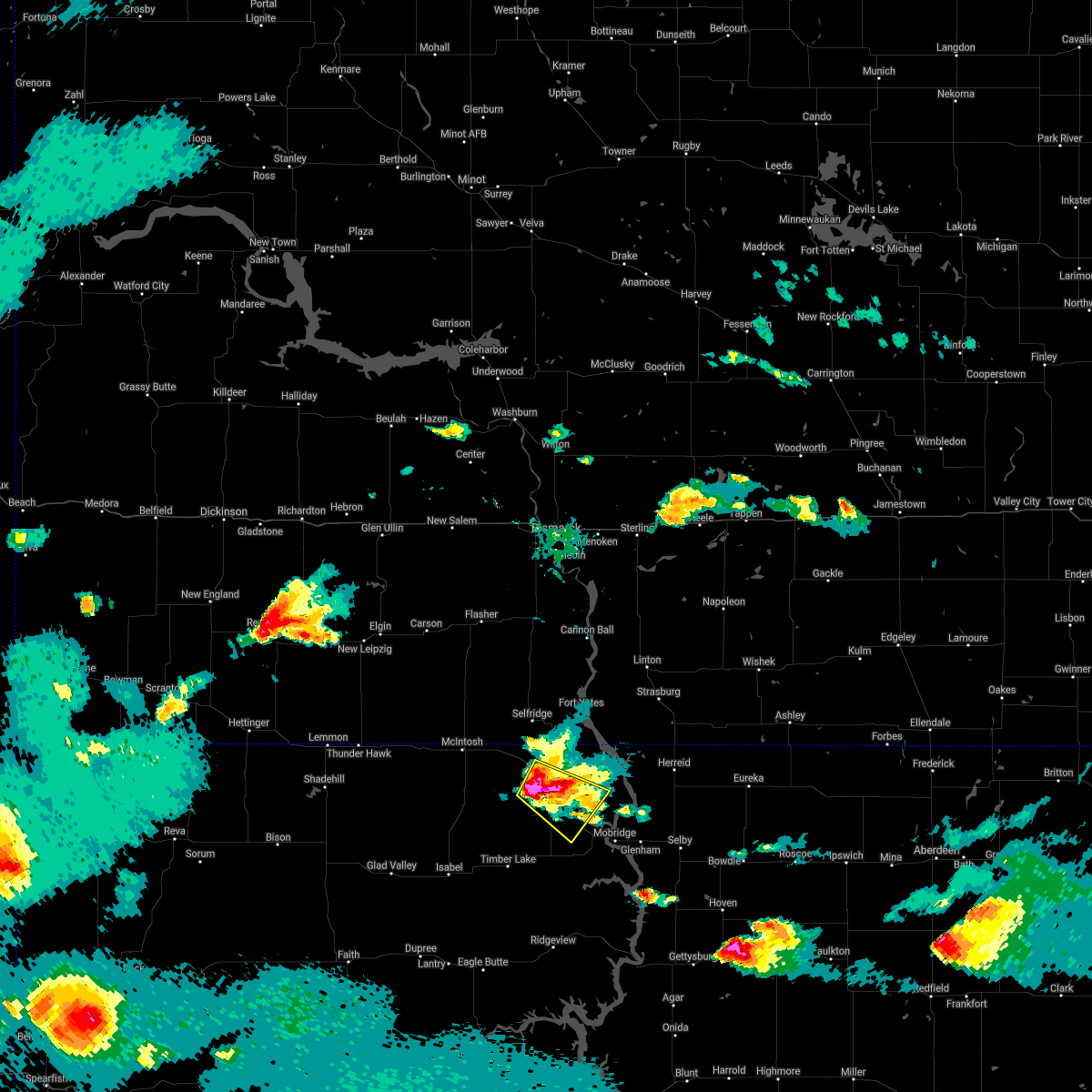 Interactive Hail Maps Hail Map for Little Eagle, SD