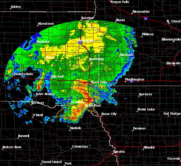 Interactive Hail Maps Hail Map for Yankton, SD