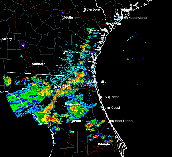 Interactive Hail Maps Hail Map for Williston Highlands, FL