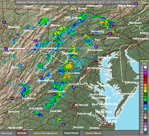 Interactive Hail Maps Hail Map for Warrenton, VA