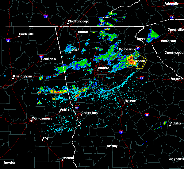 Interactive Hail Maps Hail Map for Winterville, GA