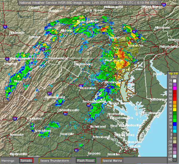 Interactive Hail Maps Hail Map for Bel Air, MD