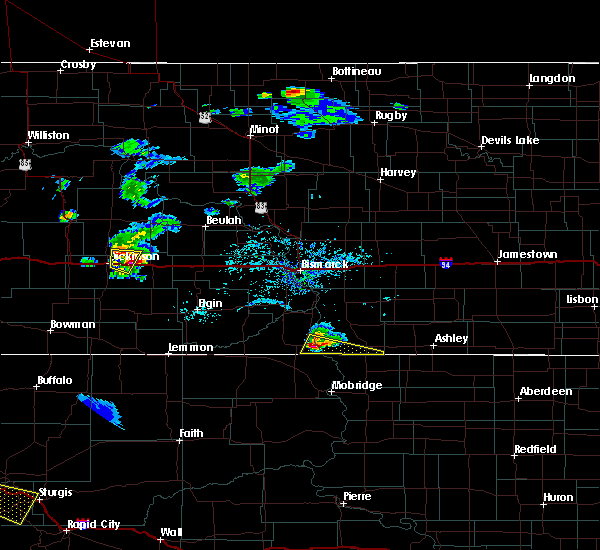 Interactive Hail Maps Hail Map for Fort Yates, ND