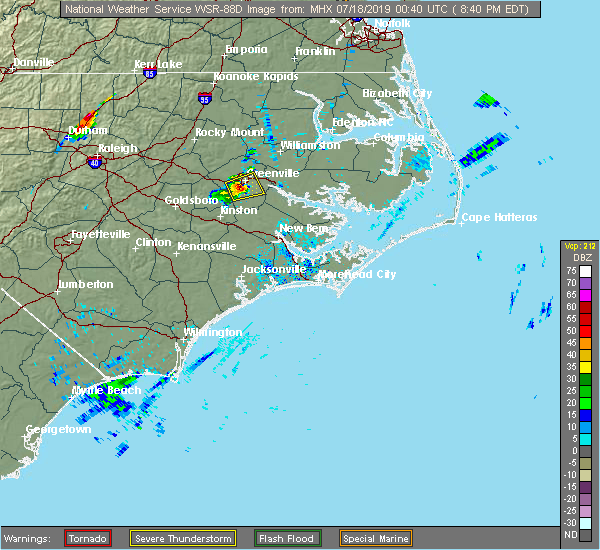 Interactive Hail Maps Hail Map for Greenville, NC