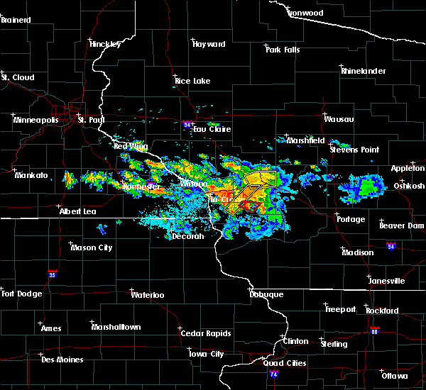 Interactive Hail Maps Hail Map for Cashton, WI