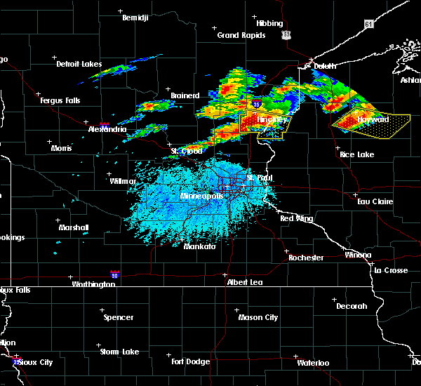 Interactive Hail Maps Hail Map for Rush City, MN