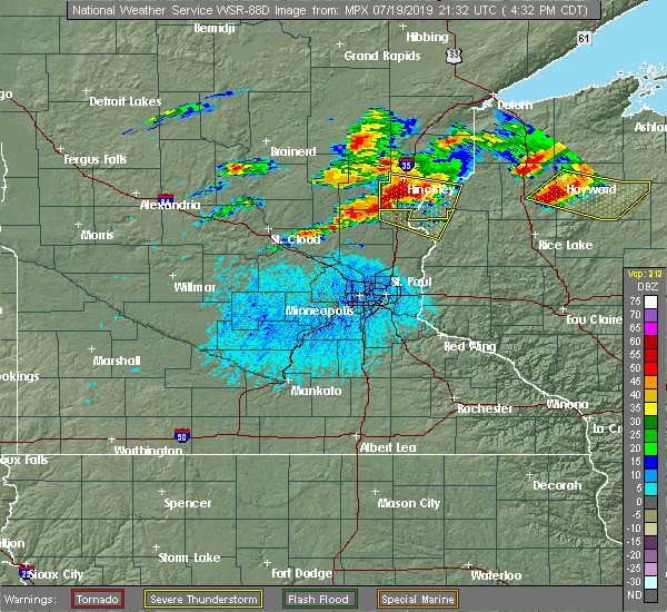 Interactive Hail Maps Hail Map for Rush City, MN