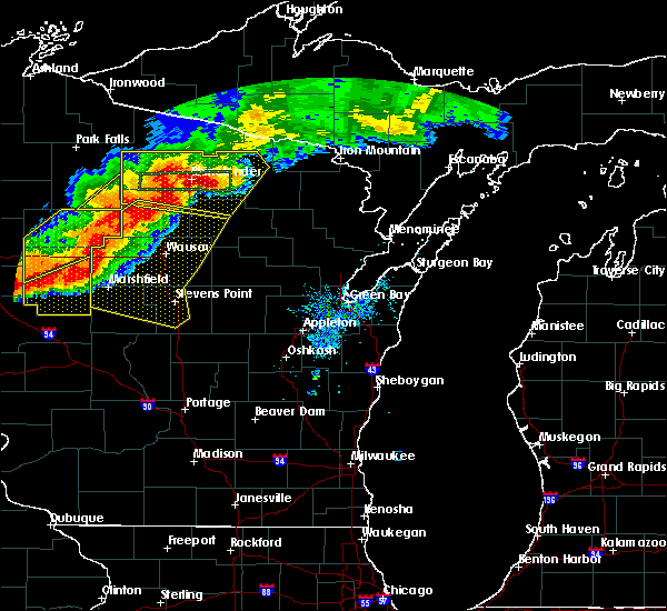Interactive Hail Maps Hail Map for Ogema, WI
