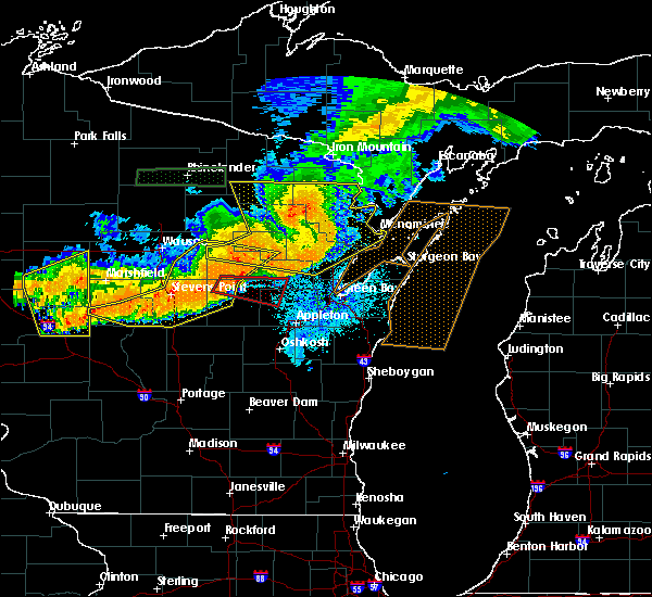 Interactive Hail Maps Hail Map for Combined Locks, WI