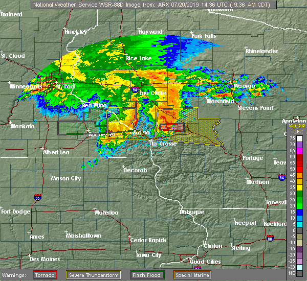 Interactive Hail Maps Hail Map for Eleva, WI