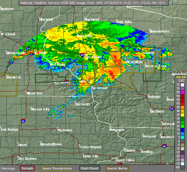 Interactive Hail Maps Hail Map for Osseo, WI