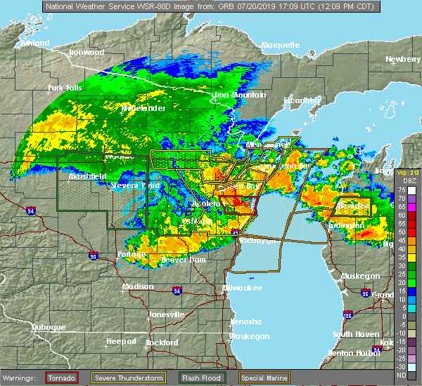 Interactive Hail Maps Hail Map for Keshena, WI