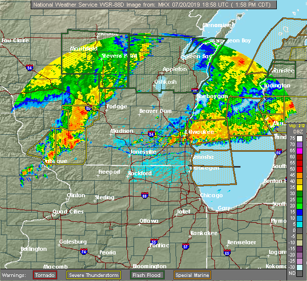 Interactive Hail Maps Hail Map for Barneveld, WI