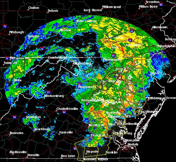 Radar Image for Severe Thunderstorms near Pasadena, MD at 6/20/2015 10