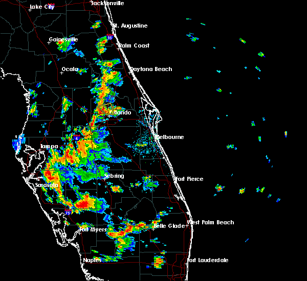 Interactive Hail Maps Hail Map for Winter Park, FL