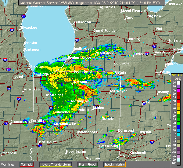 Interactive Hail Maps Hail Map for North Manchester, IN
