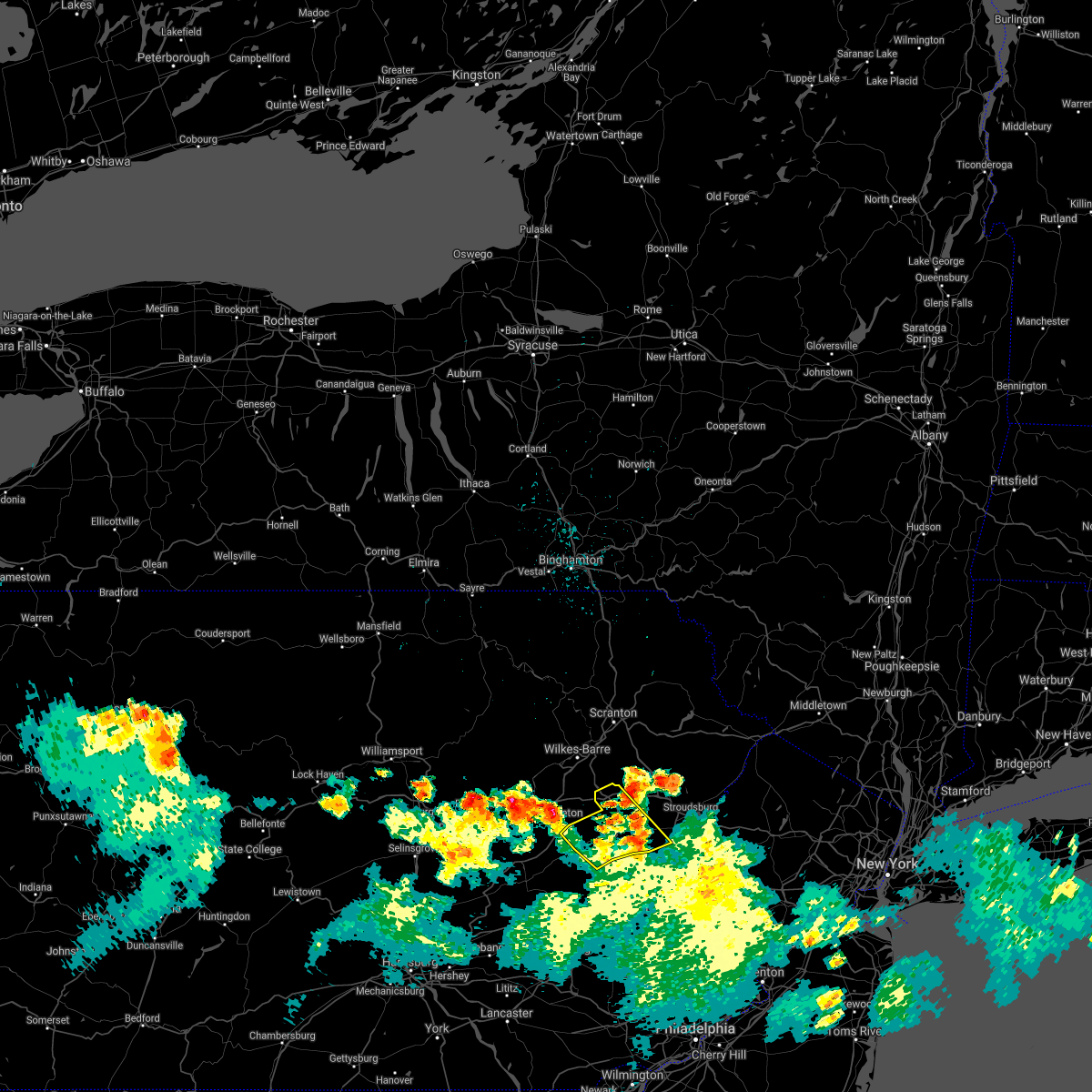 Interactive Hail Maps Hail Map for Beaver Meadows, PA