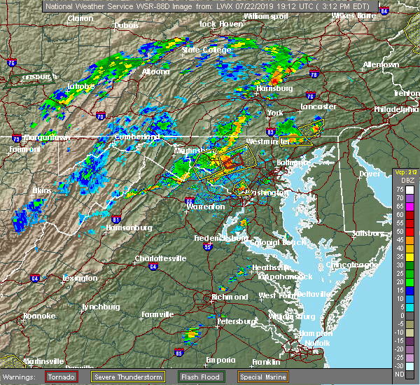 Interactive Hail Maps Hail Map for Mount Airy, MD