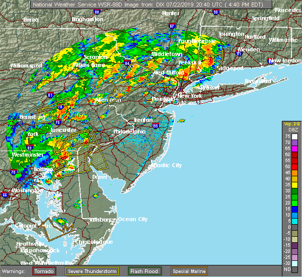 Interactive Hail Maps Hail Map for Milford, PA