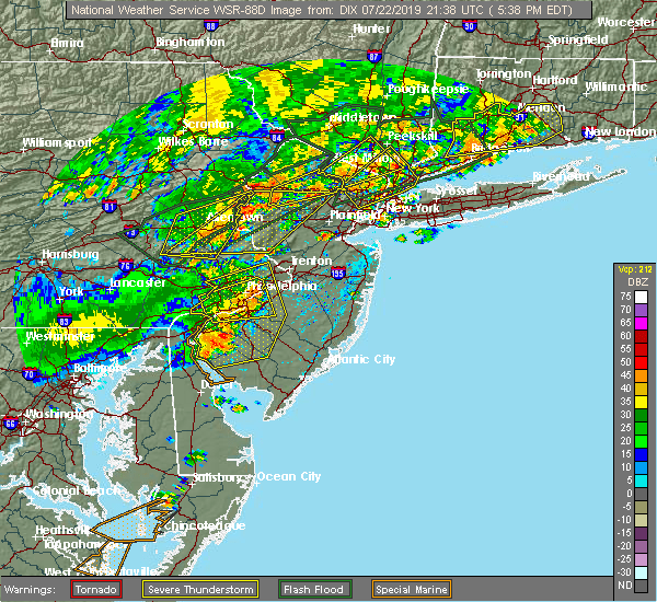Interactive Hail Maps Hail Map for Allentown, PA