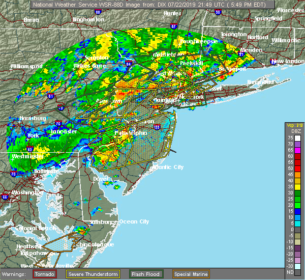 Interactive Hail Maps Hail Map for Franklin Lakes, NJ