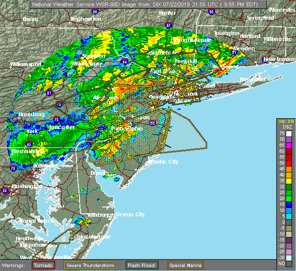 Interactive Hail Maps Hail Map for Easton, PA