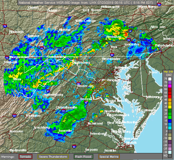 Interactive Hail Maps Hail Map for Bowie, MD