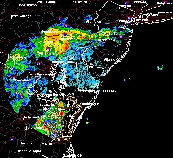 Interactive Hail Maps Hail Map for Crisfield, MD