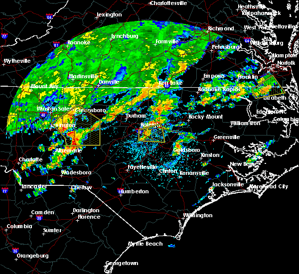 Interactive Hail Maps Hail Map for Greensboro, NC