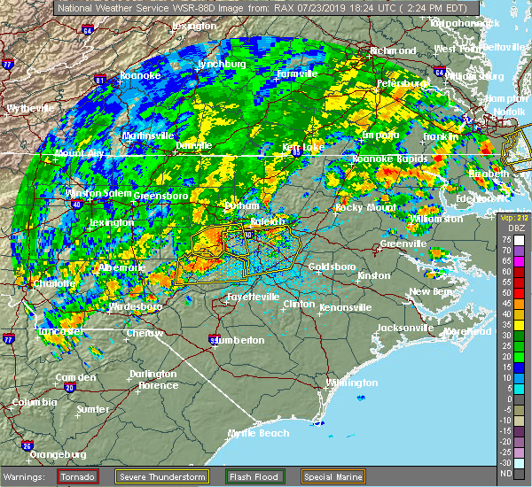 Interactive Hail Maps Hail Map for FuquayVarina, NC
