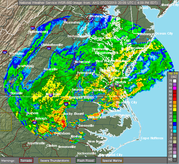 Coinjock Nc Weather Map Graphical Interactive Hail Maps Hail Map for Coinjock, NC
