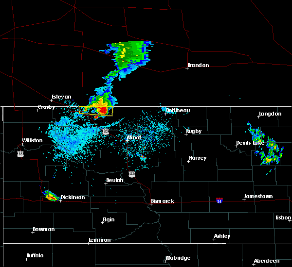 Interactive Hail Maps Hail Map for Sherwood, ND