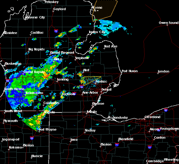 Interactive Hail Maps Hail Map for Village of Clarkston, MI