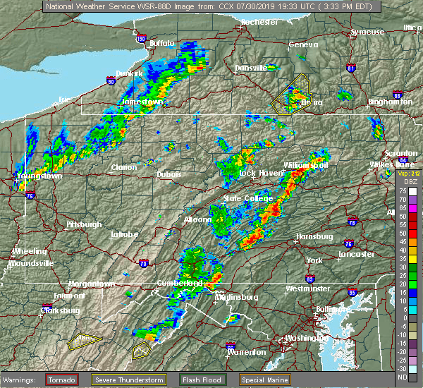 Interactive Hail Maps Hail Map for Beaver Springs, PA