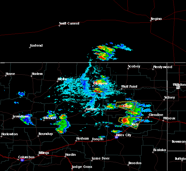 Interactive Hail Maps Hail Map for Glasgow, MT