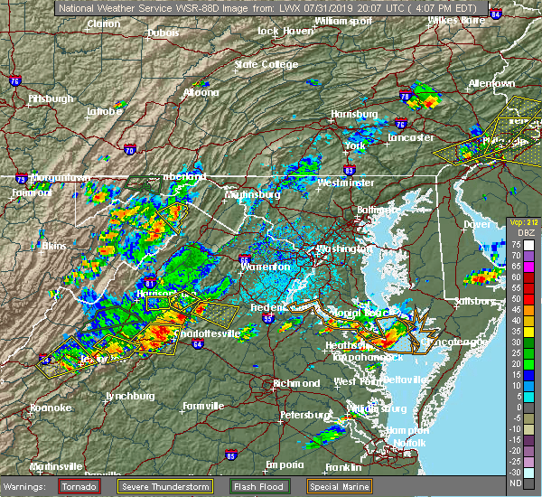 Interactive Hail Maps Hail Map for Shenandoah, VA